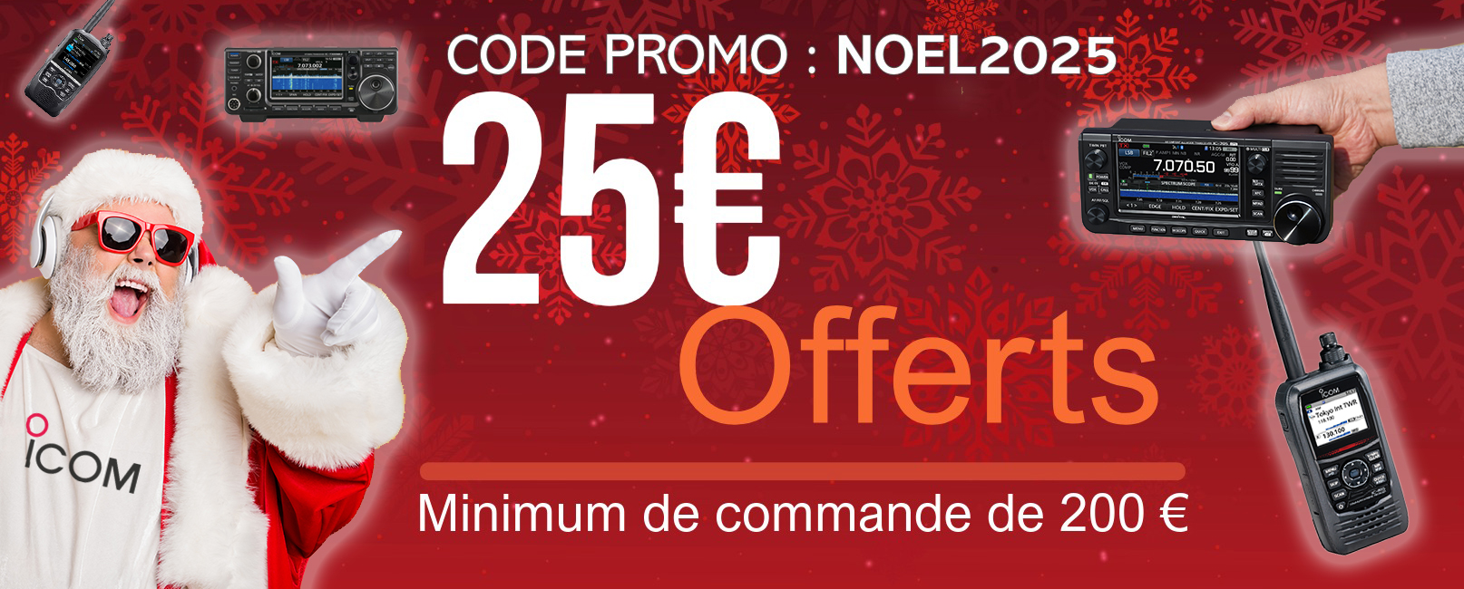 CODE PROMO NOEL ICOM